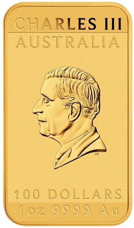 2024 1 oz Perth Mint Dragon Rectangular Gold Bar (Coin) - Image 2