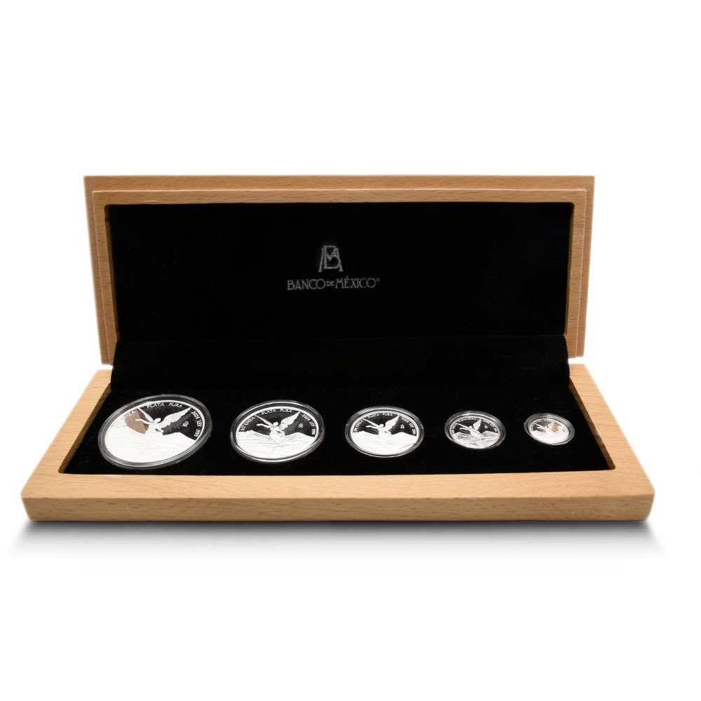 2024 Proof Mexican Silver Libertad 5-Coin Set - Image 2