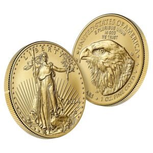 2024-W 1 oz Burnished American Gold Eagle Coin (Box + CoA)