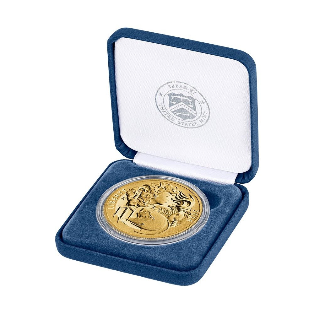 2024-W 1 oz Proof American Gold Liberty & Britannia Coin (Box + CoA) - Image 4