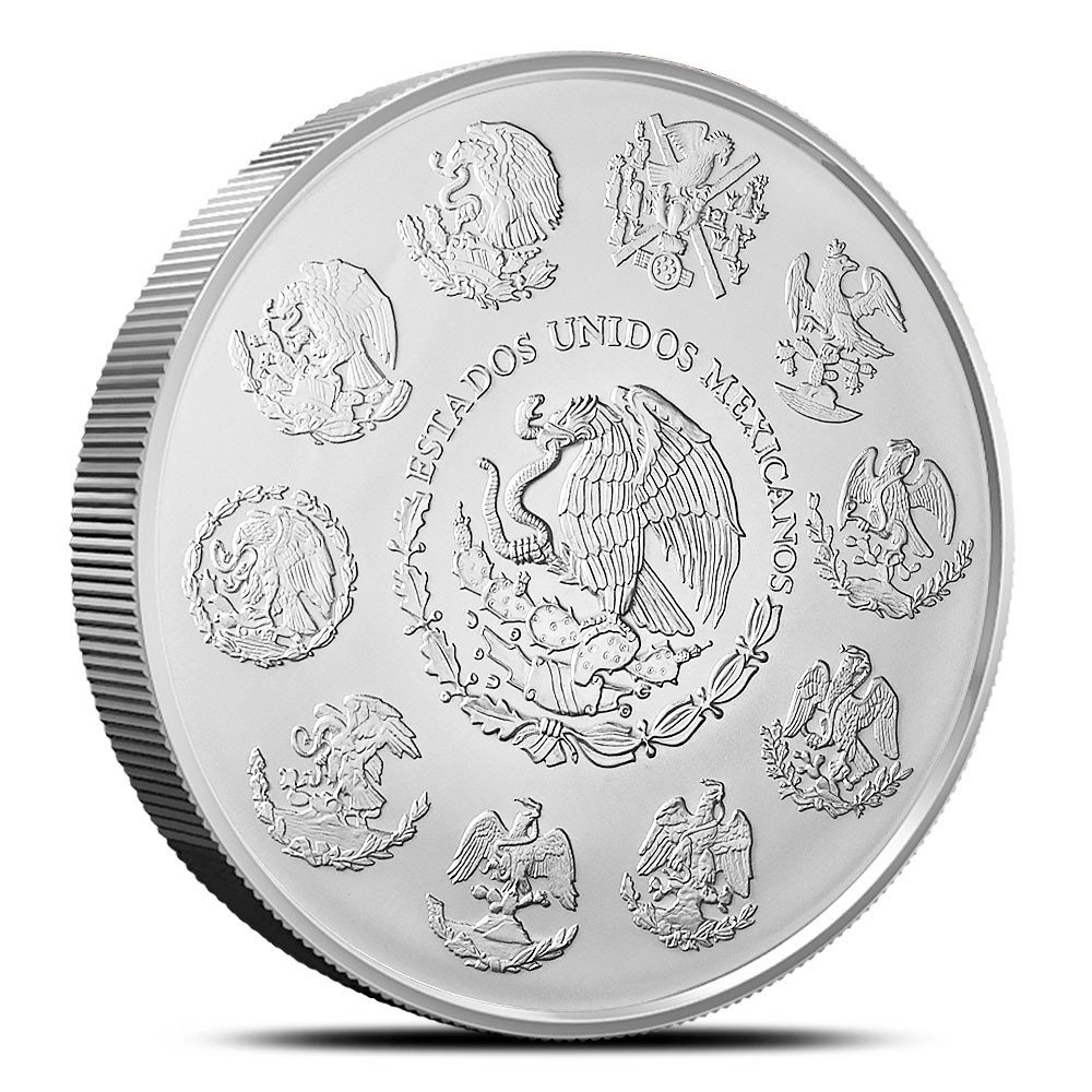 2025 1 Kilo Mexican Silver Libertad Coin (BU, In Capsule) - Image 2