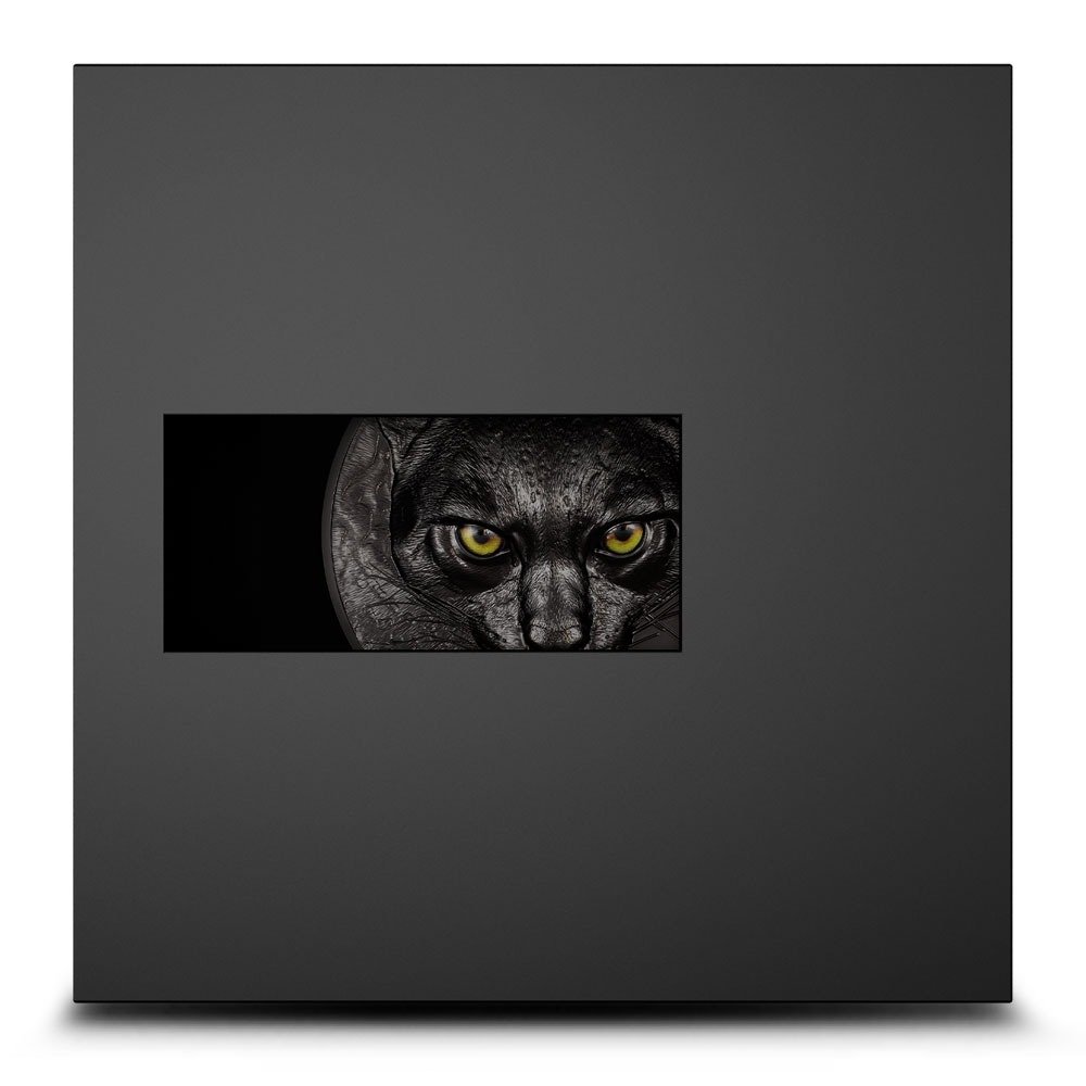 2025 1 Kilo Palau Silver Hunters By Night Ocelot Coin (Ultra High Relief) - Image 2