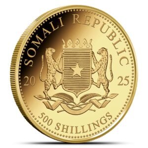 2025 1/2 oz Somalia Gold Elephant Coin (BU)