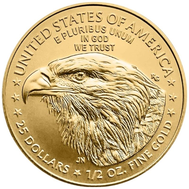 2025 1/2 oz American Eagle Gold Coin - Image 2