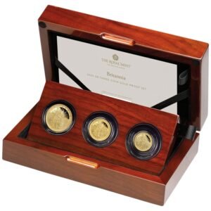 2025 Britannia Three Coin Gold Proof Set Boxed