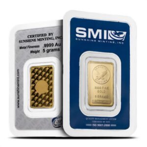 Buy 5 Gram Sunshine Gold Bar (New w/ Assay, MintMark SI)