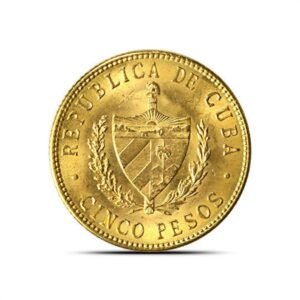 Buy 5 Peso Cuba Gold Coin (Mixed Types, Random Year, Varied Condition)