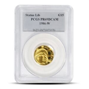$5 US Mint Commemorative Gold Coin PR/PF69 (Random Year, Varied Label, PCGS or NGC)