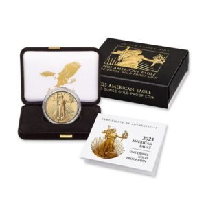 2025-W 1 oz Proof American Gold Eagle Coin (Box + CoA)