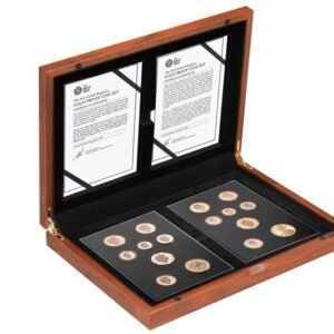 Gold Proof 2015 Fourth and Fifth Circulating UK Coinage Portrait Set Boxed