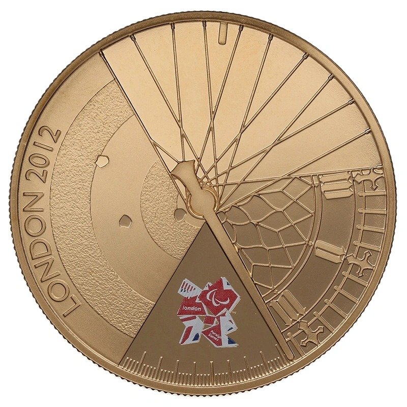 London 2012 Olympic Paralympic Gold Proof £5 two Crown set Boxed - Image 3