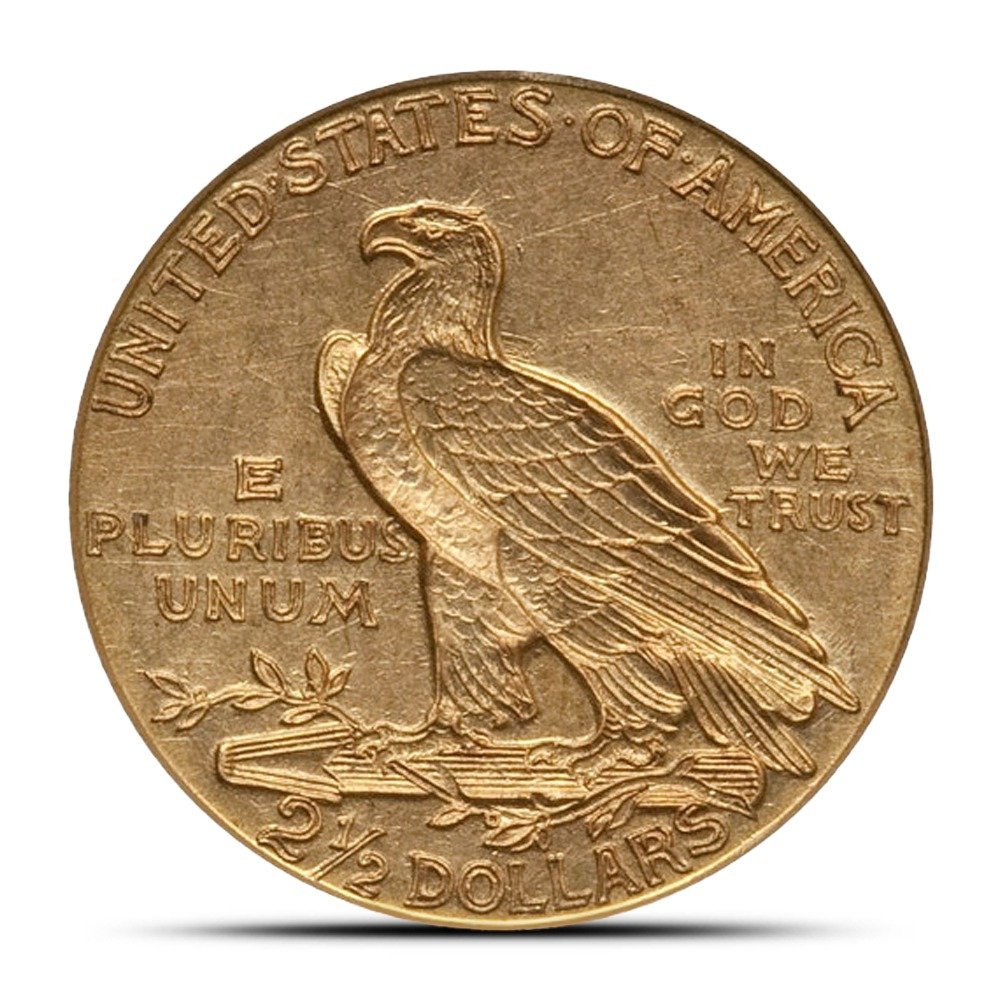 Pre-33 $2.50 Indian Gold Quarter Eagle Coin (AU) - Image 2