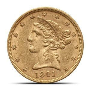 Pre-33 $5 Liberty Gold Half Eagle Coin (AU)