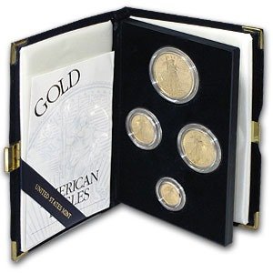 Proof 2012 4-Coin American Gold Eagle Set