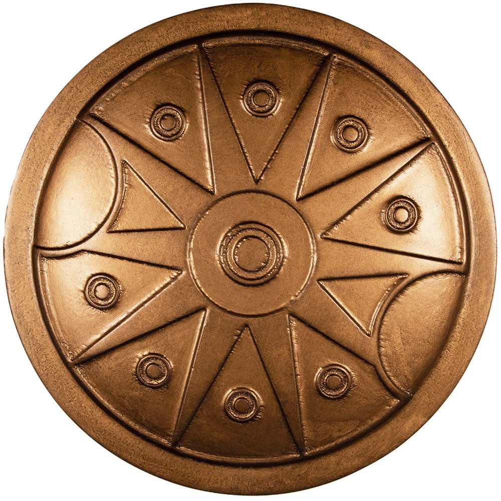 2023 10 oz Antique Solomon Islands Silver Trojan Helmet Shaped Coin (Box + CoA) - Image 6