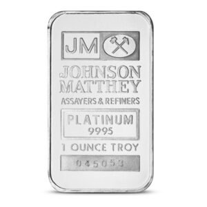 1 oz Johnson Matthey Platinum Bar (Secondary Market)