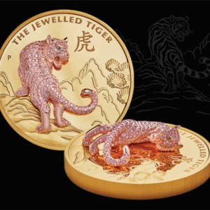 2020 10 oz Proof Jewelled Tiger Gold Coin