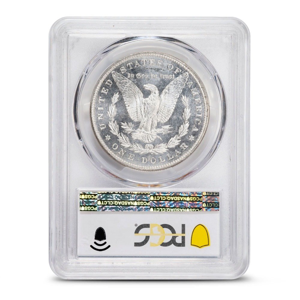 1886 Morgan Silver Dollar Coin PCGS MS66 DMPL - Image 2
