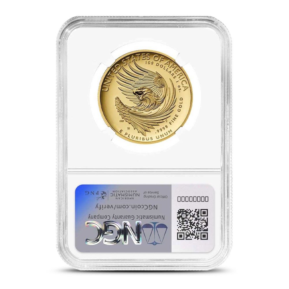 2025-W 1 oz Proof American Liberty High Relief Gold Coin NGC PF70 UCAM - Image 2