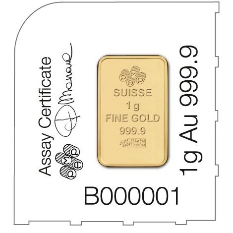 25 Gram PAMP Suisse Divisible Gold Bar (New w/ Assay, 25x1) - Image 4